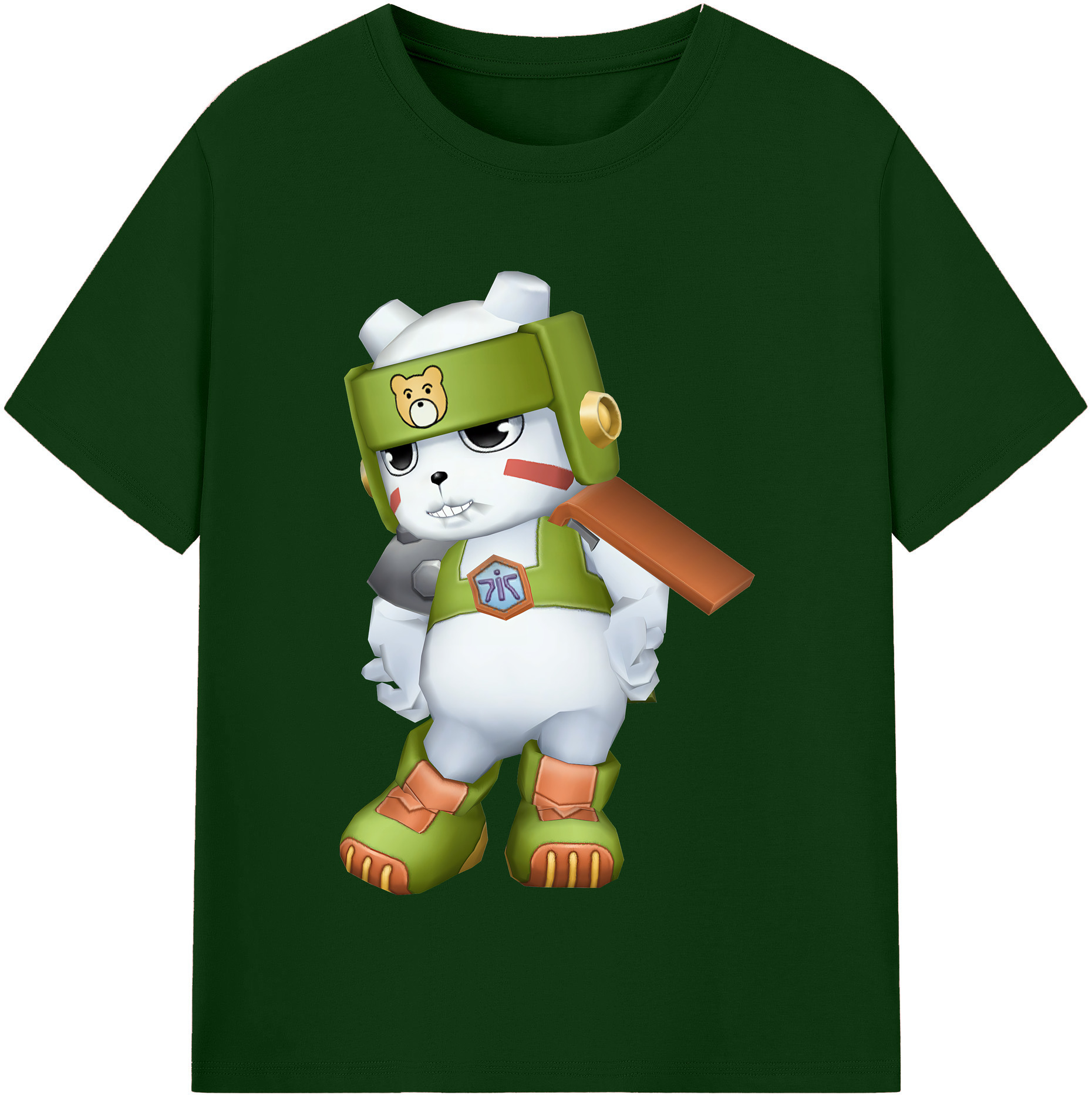 （画像用） Digimon デジタルモンスター/デジモン 綿100％半袖Tシャツ（フロントプリント）
